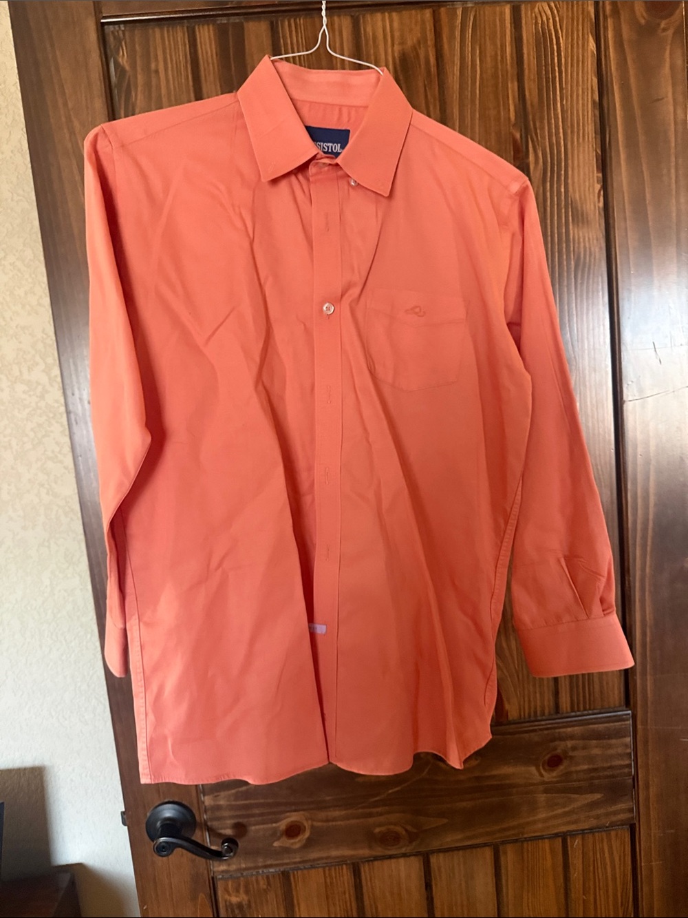 Boys' Coral Long-Sleeve Button-Down Shirt by Bristol